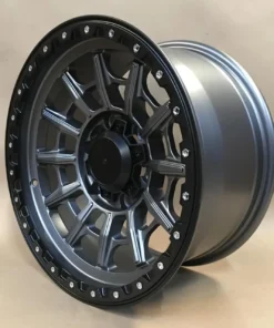 60548 16X8.0 6-139.7 MATT GREY+BLACK LIP 6-139.7